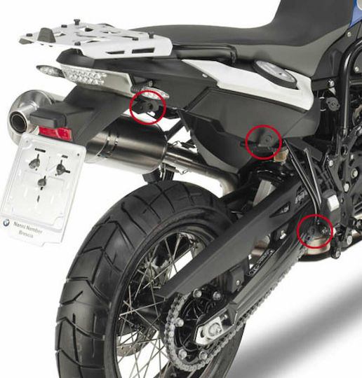 Givi Monokey Πλαϊνές Βάσεις για BMW F 650 GS /F 700 GS /F 800 GS 08-17 08-17