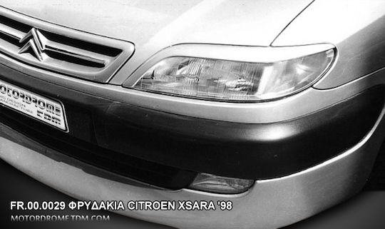 Motordrome Front Headlight Eyebrows for Citroen Xsara 98