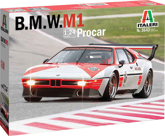 Italeri BMW B.M.W. M1 Procar (1:24) Φιγούρα Μοντελισμού Αυτοκίνητο σε Κλίμακα 1:24