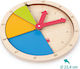 Akros Κατασκευή του Χρόνου Educational Time Learning Game made of Wood for 3+ Years Old