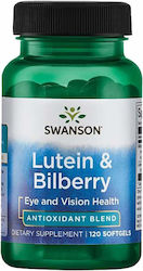 Swanson Lutein & Bilberry 120 softgels