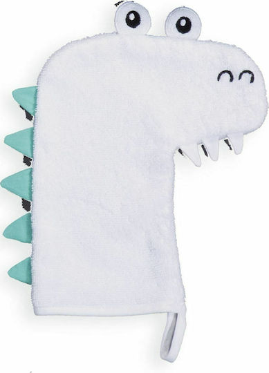 Nef-Nef Homeware Baby Bath Glove Wild Thing White 028327 1pcs