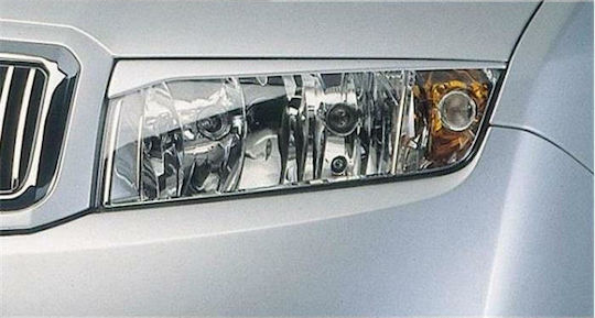 Kamei Front Headlights Eyebrows for Skoda Fabia