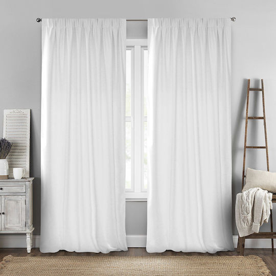 Lino Home Пердета И Завеси С Плик С Писалка Renas 93 Екрю 300x280см