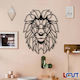 Lcut Wooden Wall Ornament Λέων 75x75cm