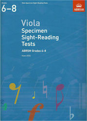 ABRSM Viola Specimen Sight-Reading Tests Metodă de învățare pentru Instrumente cu coarde Clasele 6-8