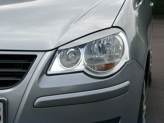 Kamei Front Headlights Eyebrows for Volkswagen Polo 2005->