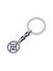 Rosso Amante Keychain Metallic White