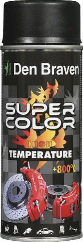 Bostik Den Braven Σπρέι Βαφής Super High Temperature Υψηλής Θερμοκρασίας Μαύρο 400ml