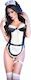 Chilirose Maid Body Set Sexy Στολή Καμαριέρα