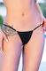 Chilirose Γυναικείο Sexy String Black