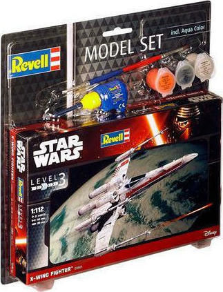 Revell Φιγούρα Μοντελισμού Αεροπλάνο Star Wars X-Wing Fighter σε Κλίμακα 1:112 με Κόλλα και Χρώματα