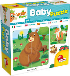 Puzzle pentru Copii Carotina Baby Το Δάσος pentru 1+ Ani 24buc Lisciani Giochi