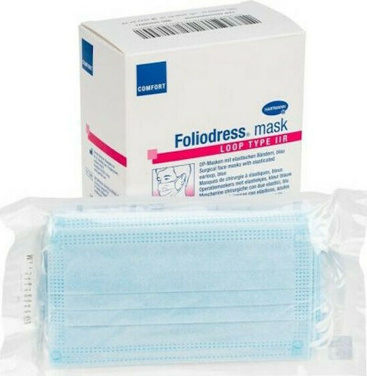 Hartmann Foliodress Mask Loop Type II R Γαλάζιες 10τμχ