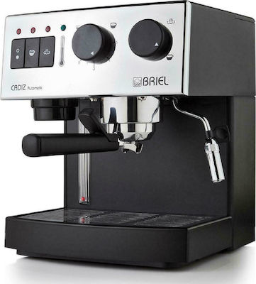 Briel ES62A BRL-ES62A-BK Automatic Espresso Machine 1260W Pressure 19bar Black