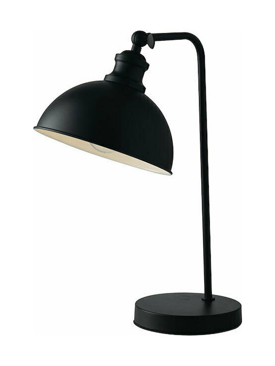 Fan Europe Charleston Table Decorative Lamp with Socket for Bulb E27 Black