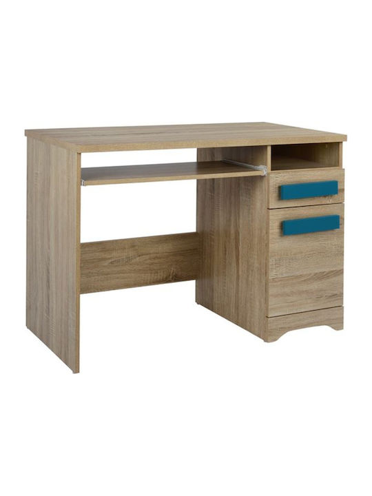 Kinder Schreibtisch Sonama / Silbergrau 110x55x76,5cm