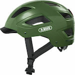 Abus Hyban 2.0 Bicycle Helmet City with LED Light Jade Green