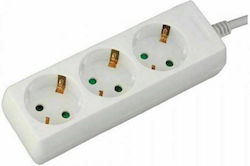 Alfaone Power Strip 3 Sockets with Cable 1.5m