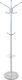 Freebox Metallic Coat Rack White White Rotating With Marble 37x37x170cm