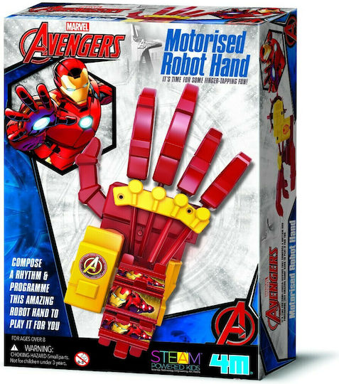 4M Plastic Construction Toy Mechanical Hand Ironman for Children 8+ years old+ Years