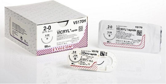 Ethicon Vicryl 4/0 Ράμματα 36τμχ