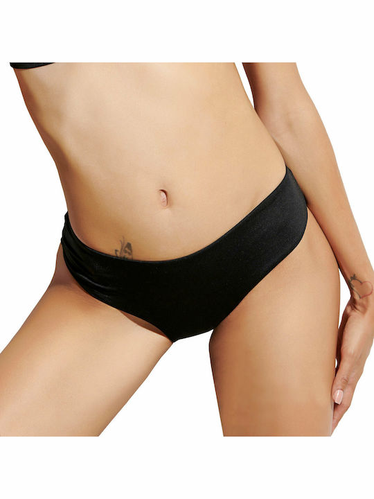 Blu4u Bikini Slip Schwarz
