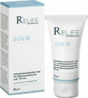 Relife U-Life 40 Κρέμα Ανάπλασης Ποδιών με Ουρία 50ml