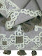 Das Home Bath Towel Set 3pcs 0447 Gray Weight 500gr/m²