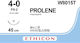 Ethicon Рамки Prolene 4/0 Με Βελόνα 19mm 19мм