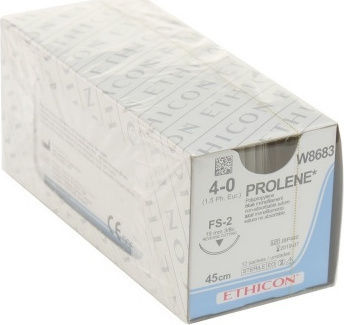 Ethicon Prolene 4/0 Ράμματα Με Βελόνα 19mm