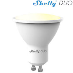 Shelly Smart Duo LED 5W GU10 Ρυθμιζόμενο Λευκό