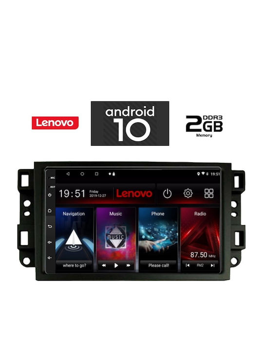Lenovo Sistem Audio Auto pentru BMW X5 (E53) Chevrolet Captiva / Aveo 2004-2011 (Bluetooth/USB/AUX/WiFi/GPS) cu Ecran Tactil 10" IQ-AN X6722_GPS