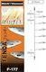 Black Diamond F-177 Artificial Bait Sabiki Rigs 2.10cm Black