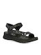 Parex Women's Flat Sandals Anatomic with Strap in Black Color