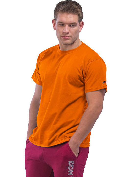 Bodymove T-shirt Bărbătesc cu Mânecă Scurtă Portocaliu