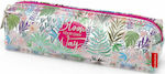 Legami Milano Transparent Flora Pencil Case Barrel with 1 Compartment Multicolored