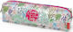 Legami Milano Transparent Flora Pencil Case Barrel with 1 Compartment Multicolored