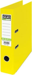 Skag Basic Arc Ring Binder 8/32 for A4 Paper with 2 Rings Yellow