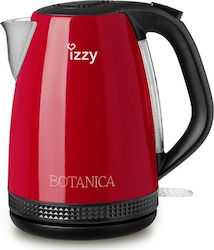 Izzy Botanica IZ-3003 Kettle 1.7lt 2200W Red