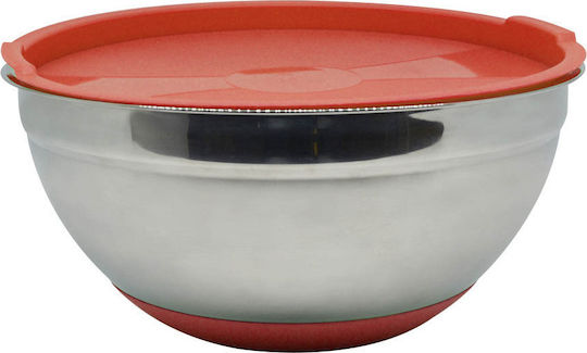Ankor Δοχείο Φαγητού Inox Κόκκινο 5.2lt