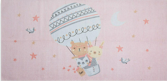 Nef-Nef Homeware Trip To The World Kids Rug Cotton Roz 70x140cm