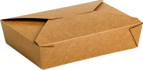 Disposable Food Paper Box Kraft 21x15x4.8cm 50pcs