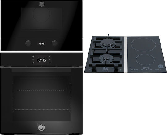 Bertazzoni Set de electrocasnice integrate F60 11 MOD P L GNE + P65 2I LAG VN + F38 3 MOD MW S GNE