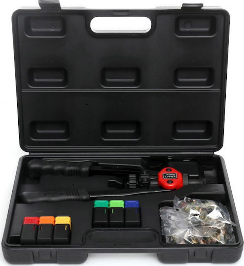 Kraft & Dele cu 6 vârfuri M3-M10 și nituri KD10553 Riveter Foarfecă / Plafon cu nasuri M3-M10 Length 330mm Set 7buc