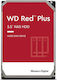 Western Digital Red Plus 2TB HDD Σκληρός Δίσκος 3.5" SATA III 5400rpm με 64MB Cache για NAS