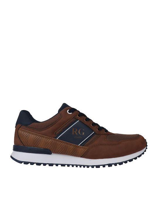 Renato Garini Herren Sneakers Tabac Braun M502X...