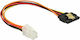 DeLock 4-Pin EPS - 15-Pin Sata Cable 0.2m Πολύχρωμο 85519