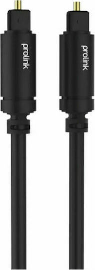 Prolink Оптичен аудио кабел TOS мъж - TOS мъж Черен 1.5м (HMM111-0150)
