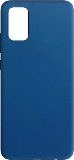 Senso Soft Touch Back Cover Σιλικόνης Μπλε (Galaxy A02s)